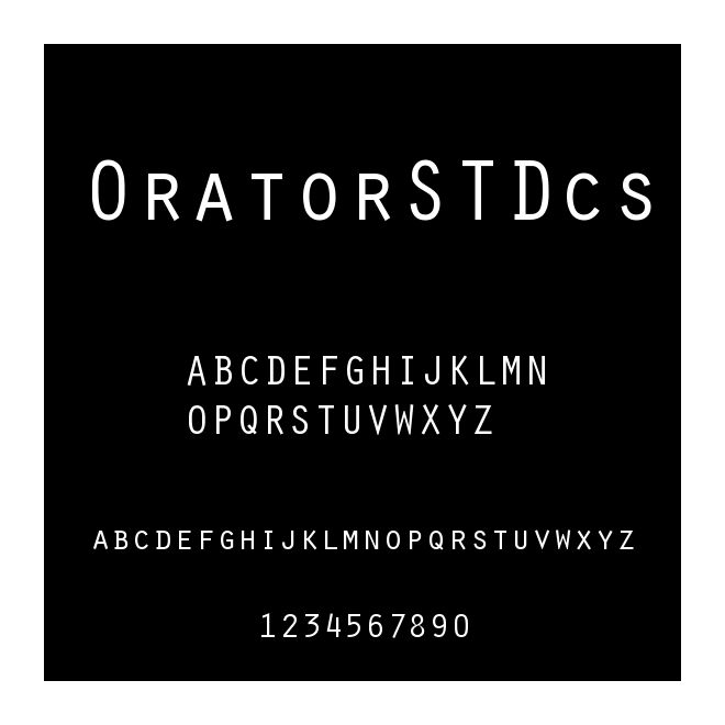 OratorSTDcs