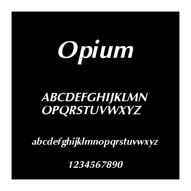 Opium
