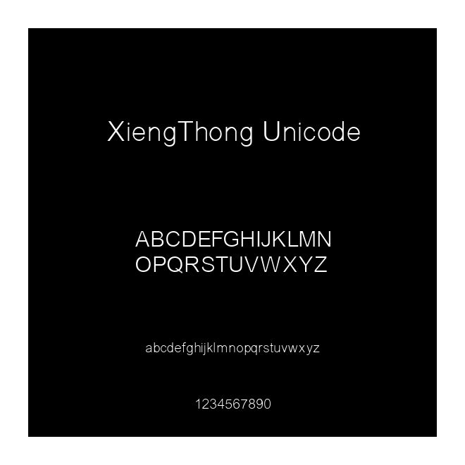 XiengThong Unicode