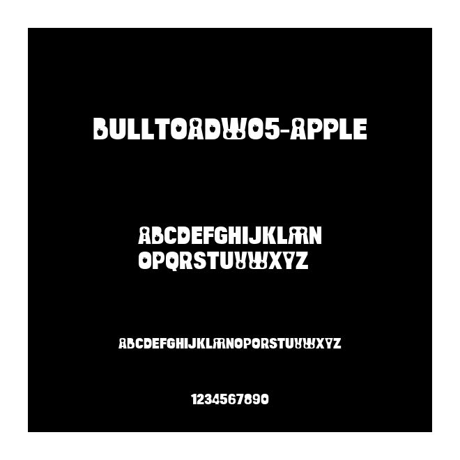 BulltoadW05-Apple