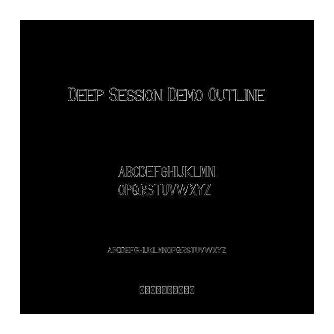 Deep Session Demo Outline