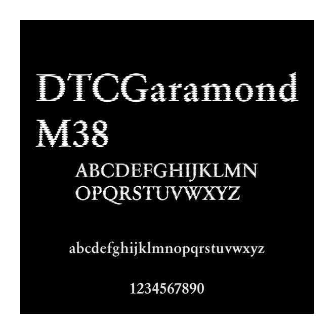 DTCGaramondM38