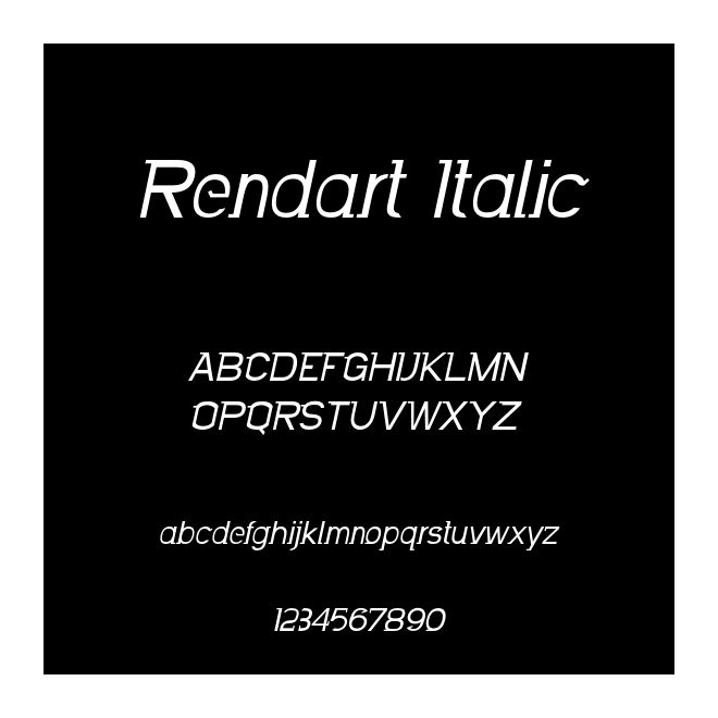 Rendart Italic