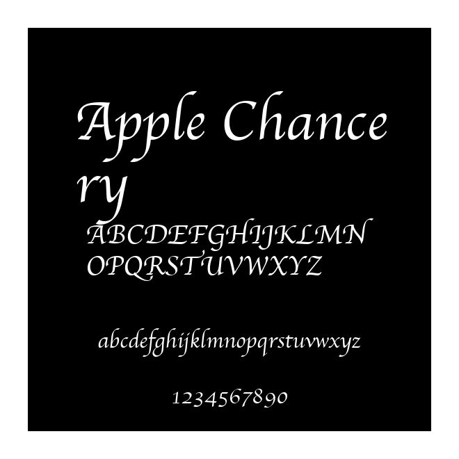 Apple Chancery