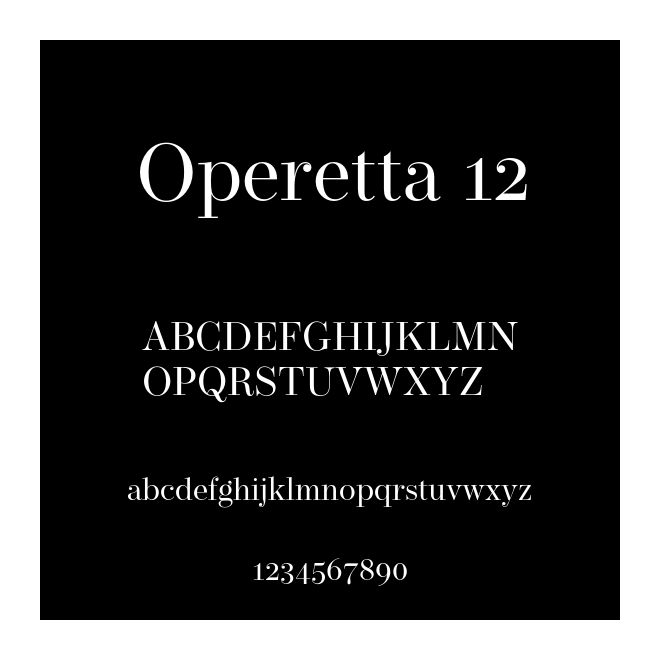 Operetta 12