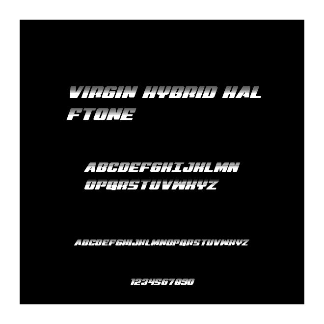 Virgin Hybrid Halftone