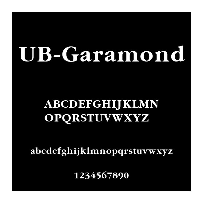 UB-Garamond