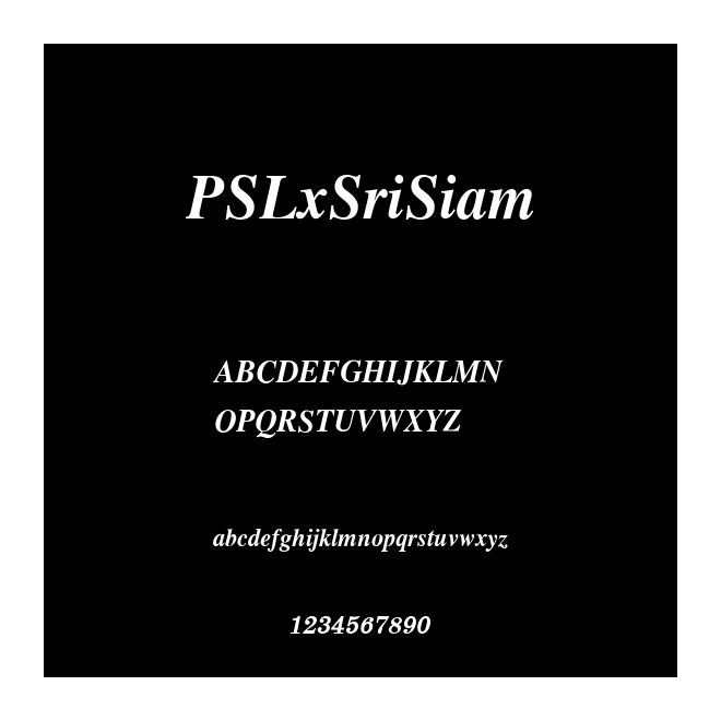 PSLxSriSiam