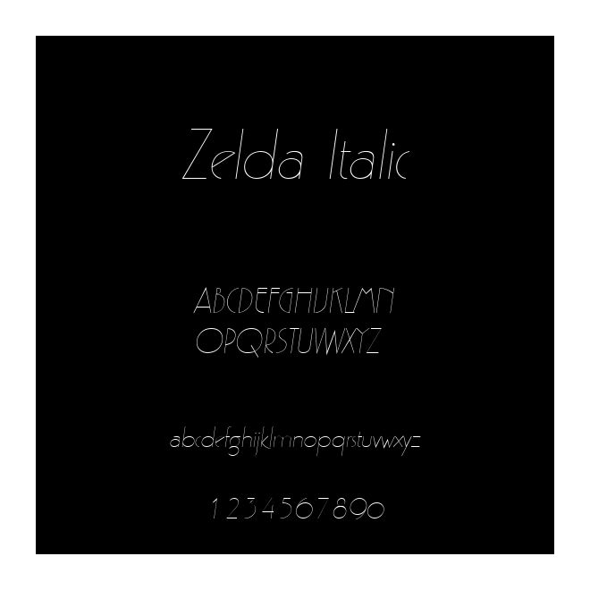 Zelda Italic