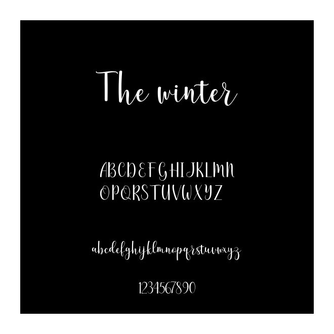 The winter