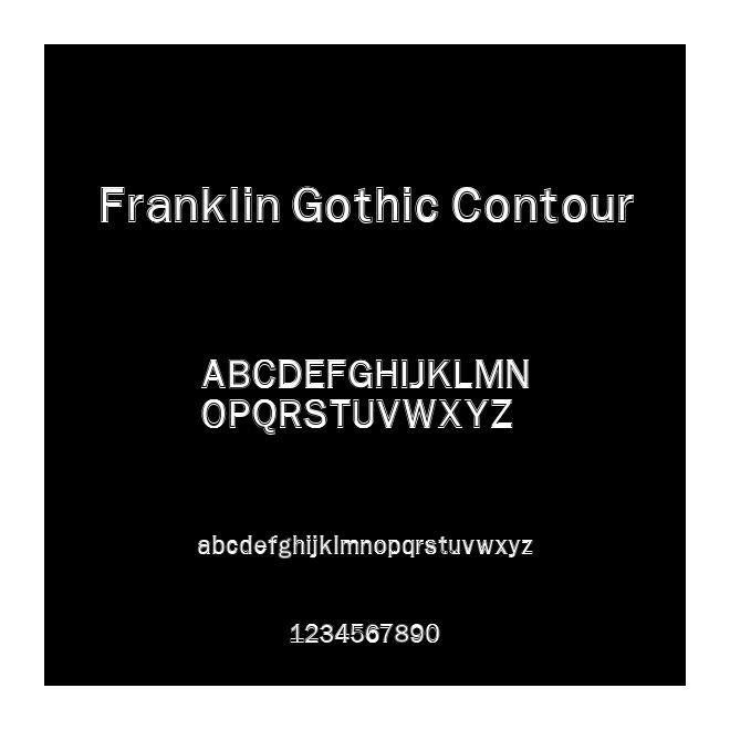Franklin Gothic Contour