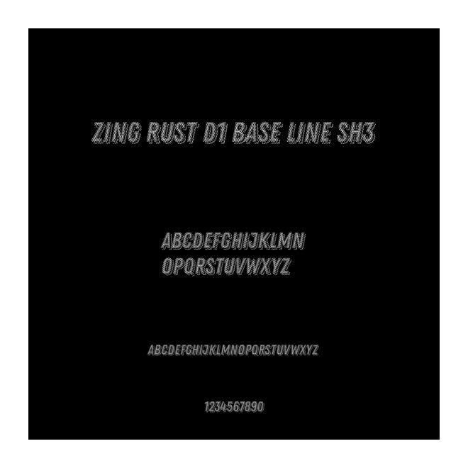 Zing Rust D1 Base Line Sh3