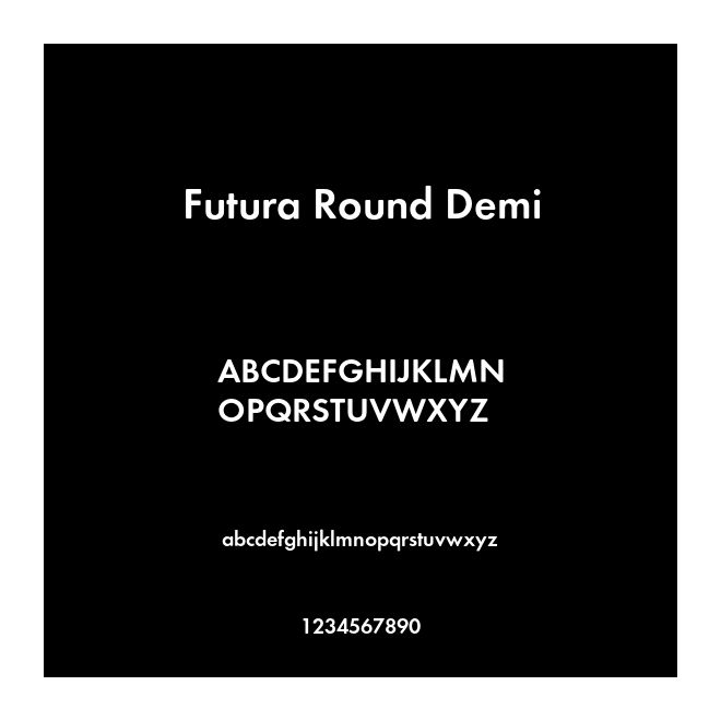 Futura Round Demi