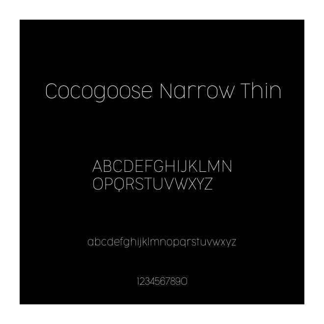 Cocogoose Narrow Thin