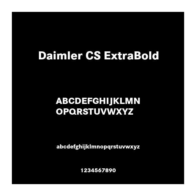 Daimler CS ExtraBold