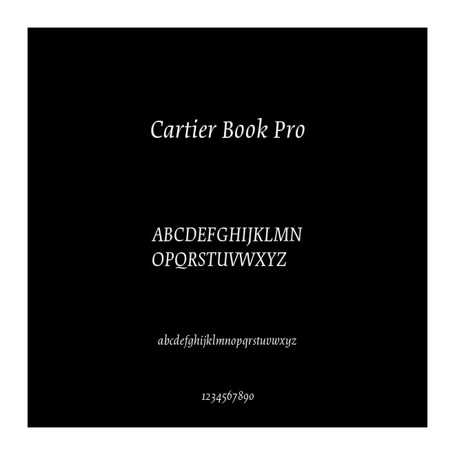 Cartier Book Pro