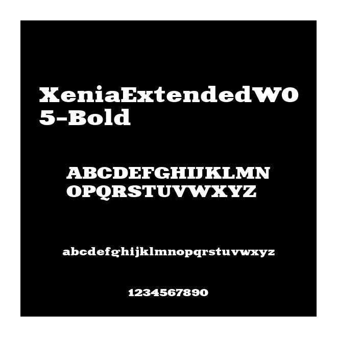 XeniaExtendedW05-Bold