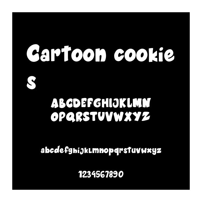 Cartoon cookies