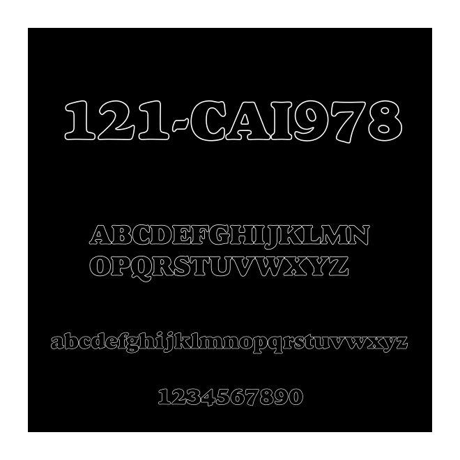 121-CAI978