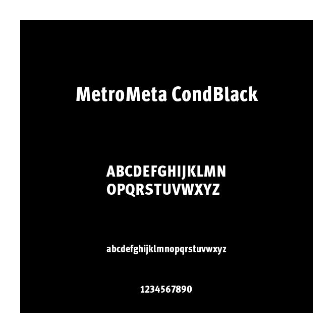 MetroMeta CondBlack