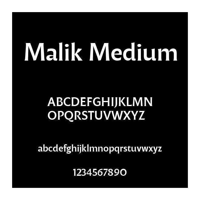 Malik Medium