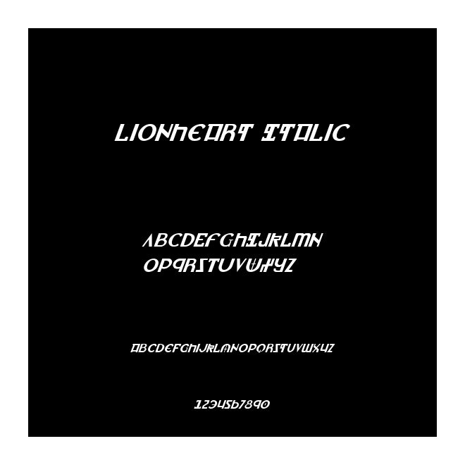 Lionheart Italic