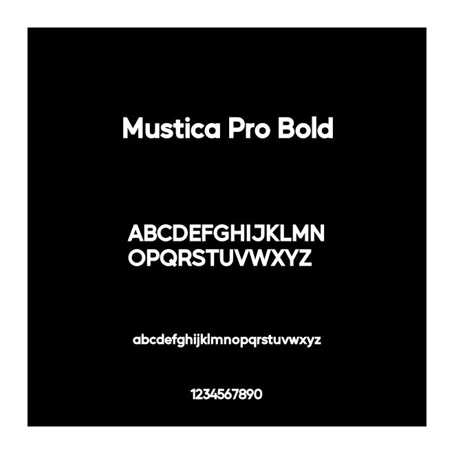 Mustica Pro Bold