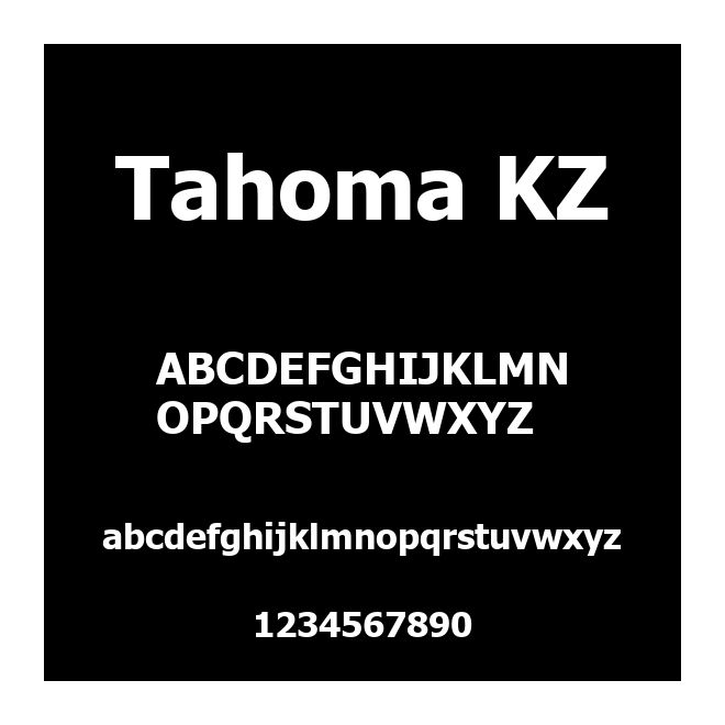 Tahoma KZ
