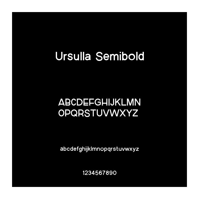 Ursulla Semibold