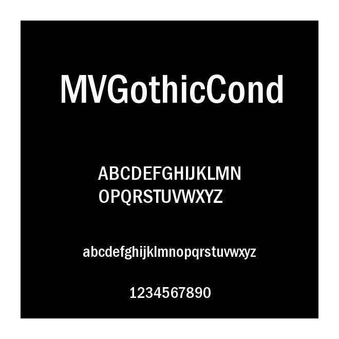 MVGothicCond