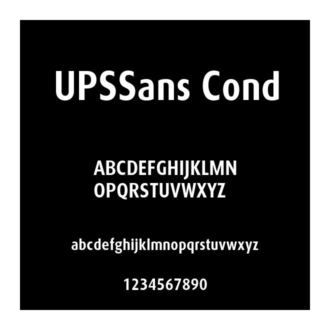 UPSSans Cond