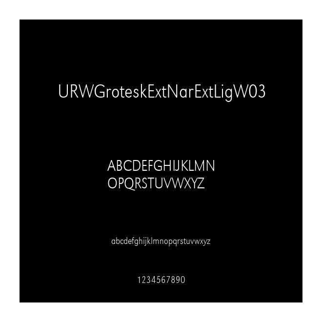 URWGroteskExtNarExtLigW03