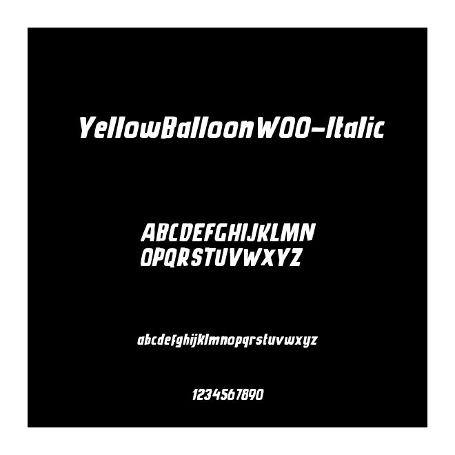 YellowBalloonW00-Italic