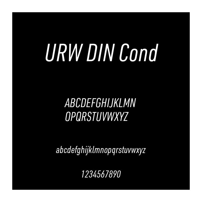 URW DIN Cond