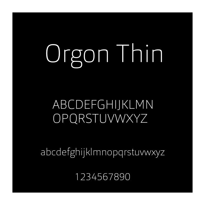 Orgon Thin