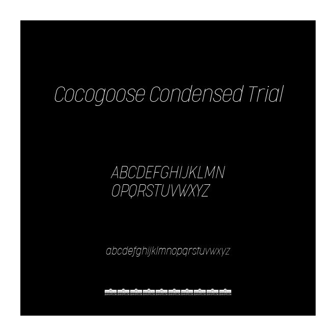 Cocogoose Condensed Trial