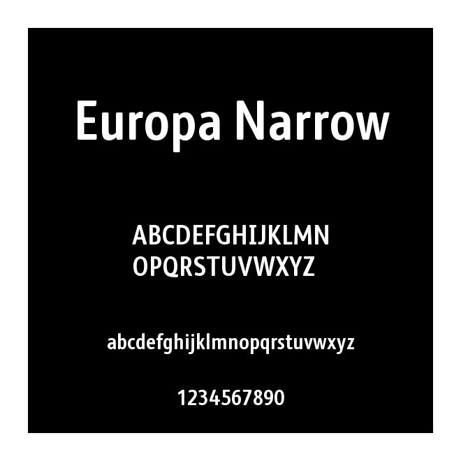 Europa Narrow
