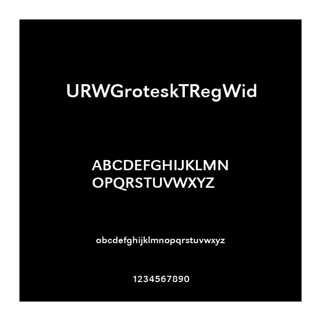 URWGroteskTRegWid