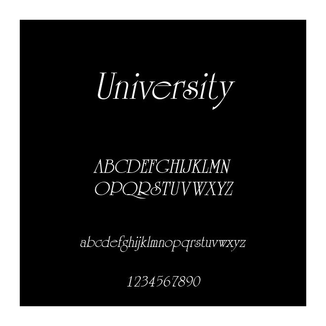 University