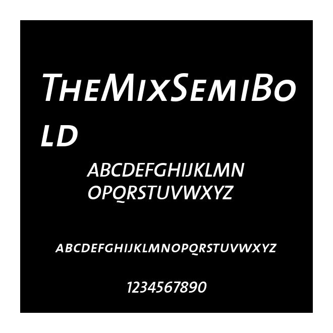 TheMixSemiBold
