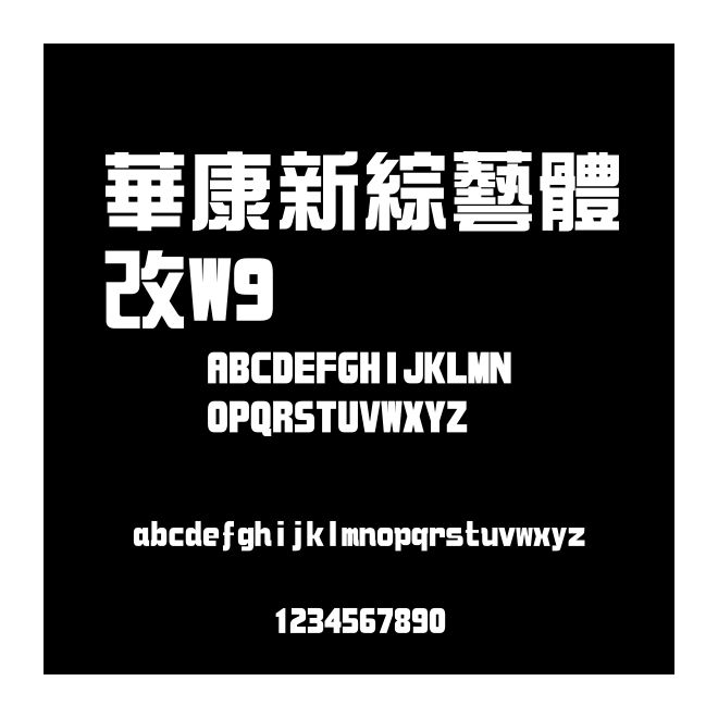 華康新綜藝體改W9