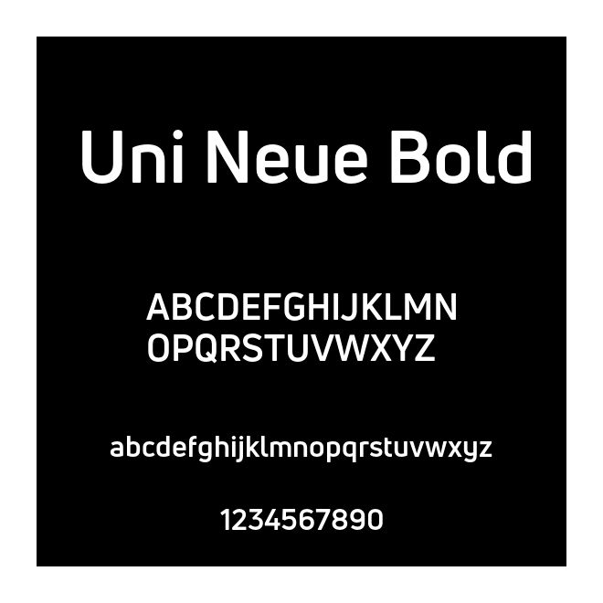 Uni Neue Bold