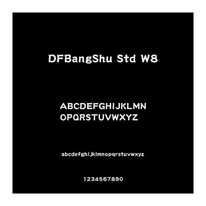 DFBangShu Std W8