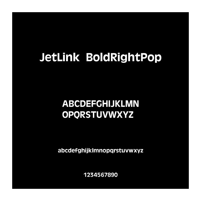 JetLink BoldRightPop
