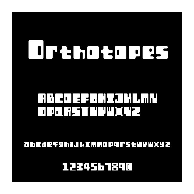 Orthotopes