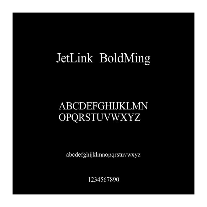 JetLink BoldMing