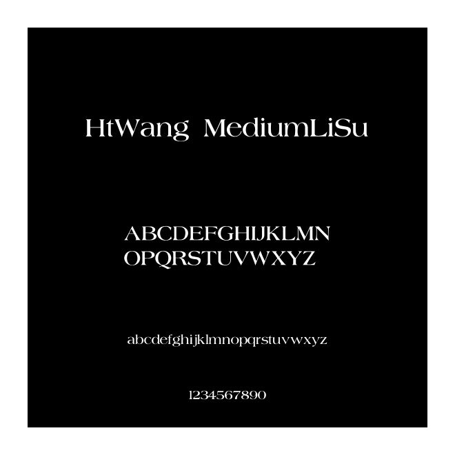HtWang MediumLiSu
