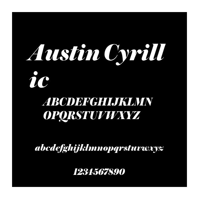 Austin Cyrillic