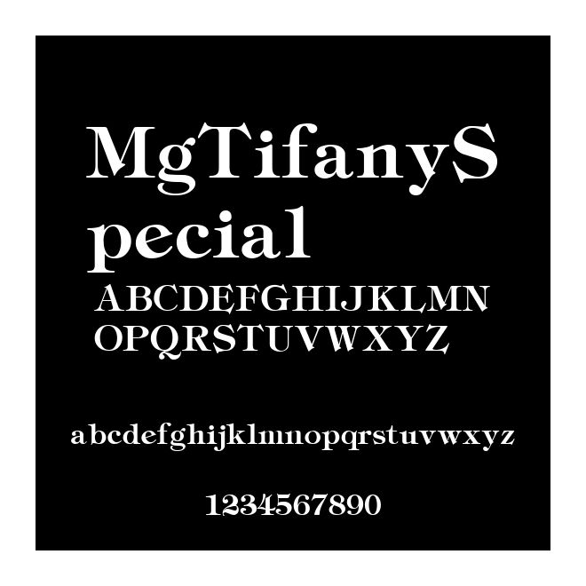 MgTifanySpecial