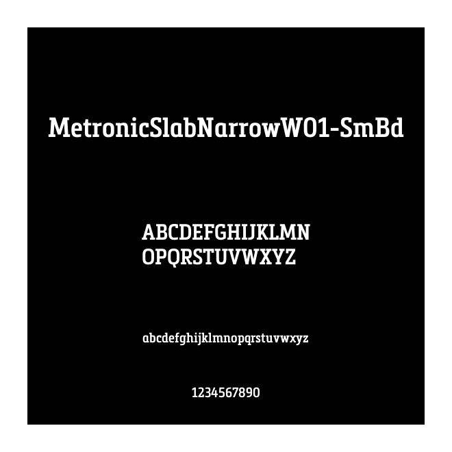 MetronicSlabNarrowW01-SmBd